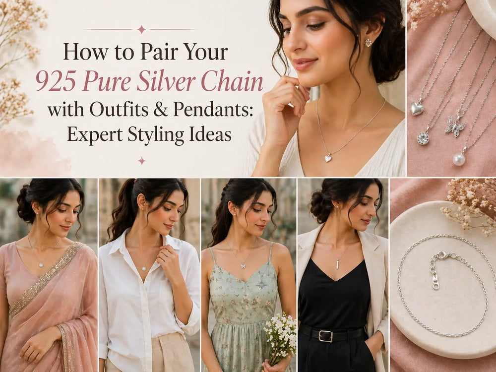 How to Pair Your 925 Pure Silver Chain with Outfits & Pendants: Expert Styling Ideas