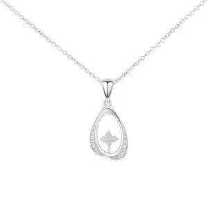SIGOR 925 Silver GraceDrop Chain Pendant