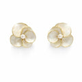 SIGOR 925 Silver Pearl Bloom Stud Earring