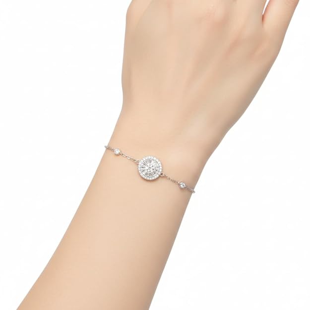 SIGOR 925 Silver Sparkle Bracelet