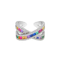 SIGOR Rainbow Infinity Band Ring