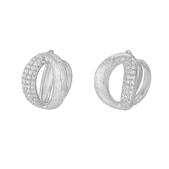 Classic 925 Silver Hoop Earrings – Lightweight & Stylish
