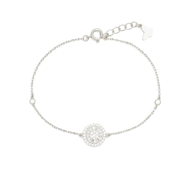 SIGOR 925 Silver Sparkle Bracelet