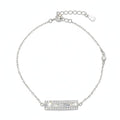 SIGOR 925 Silver Lumiere Bar Bracelet