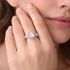 SIGOR 925 Silver Celestia Radiance Ring