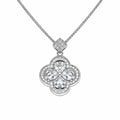 SIGOR 925 Silver Clover Pendant Chain