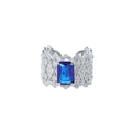 SIGOR 925 Silver Ocean Empress Ring
