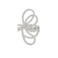 SIGOR 925 Silver Celeste Swirl Statement Ring