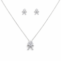 Petite Spark Bow Chain Pendant Set