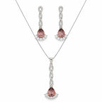 Rosé Infinity Drop Pendant Set Without chain
