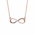 Rose Gold Infinity Spark Pendant