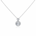 Halo Spark Solitaire Pendant