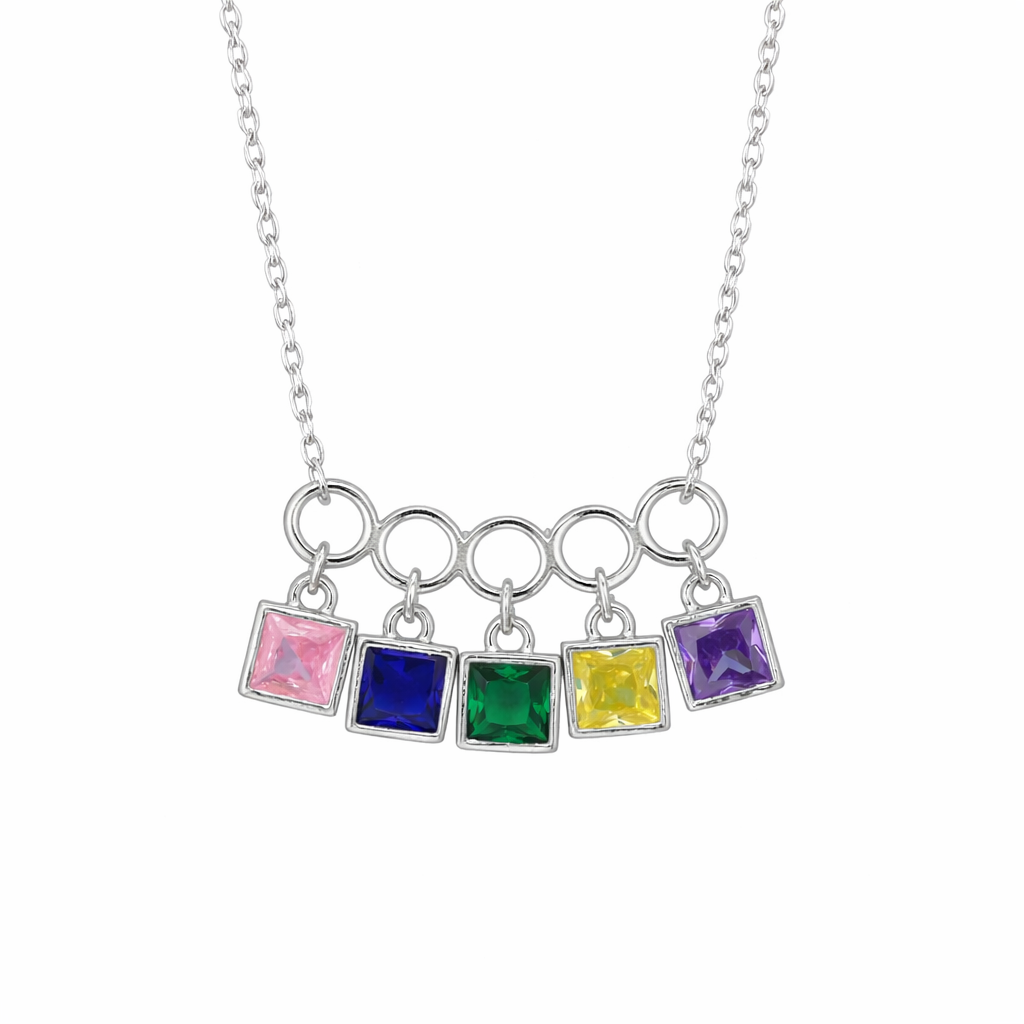 Prism Charm Drop Pendant