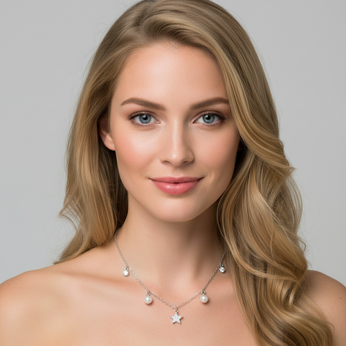 Celestial Pearl Star Pendant