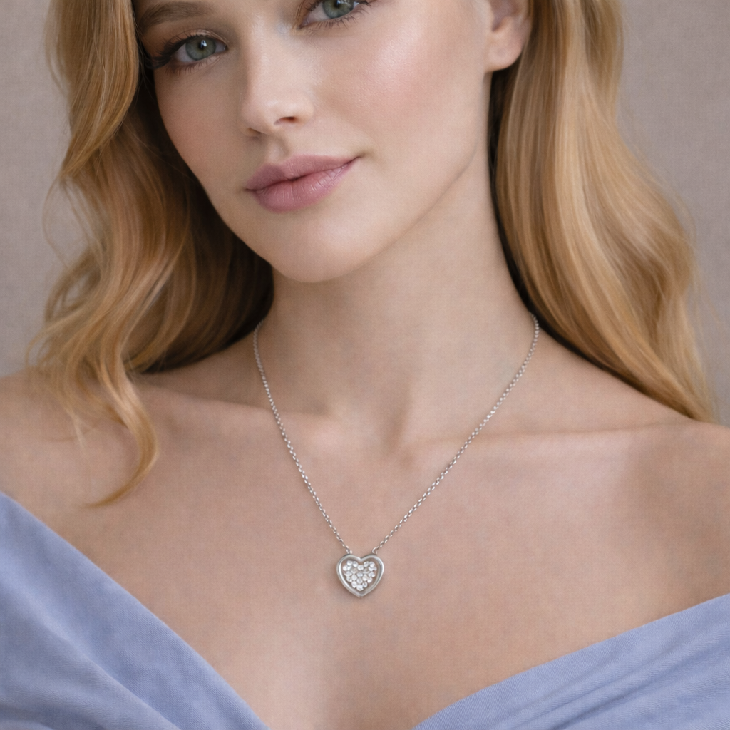 Timeless Heart Sparkle Pendant