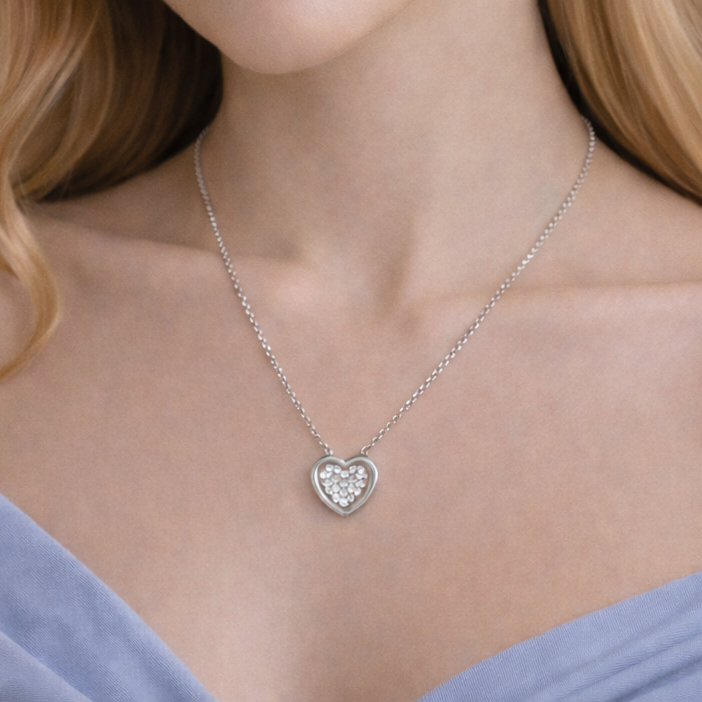 Timeless Heart Sparkle Pendant