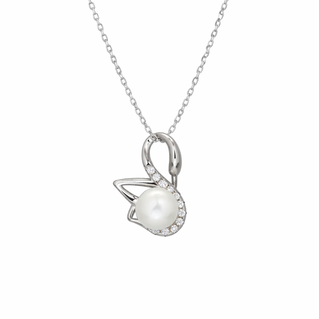 Silver Whisper Pearl Pendant