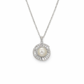 Pearl Radiance Halo Pendant