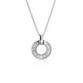 Blush Radiance Circle Pendant