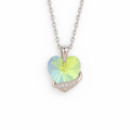 Silver Verdessa Heart Chain Pendant