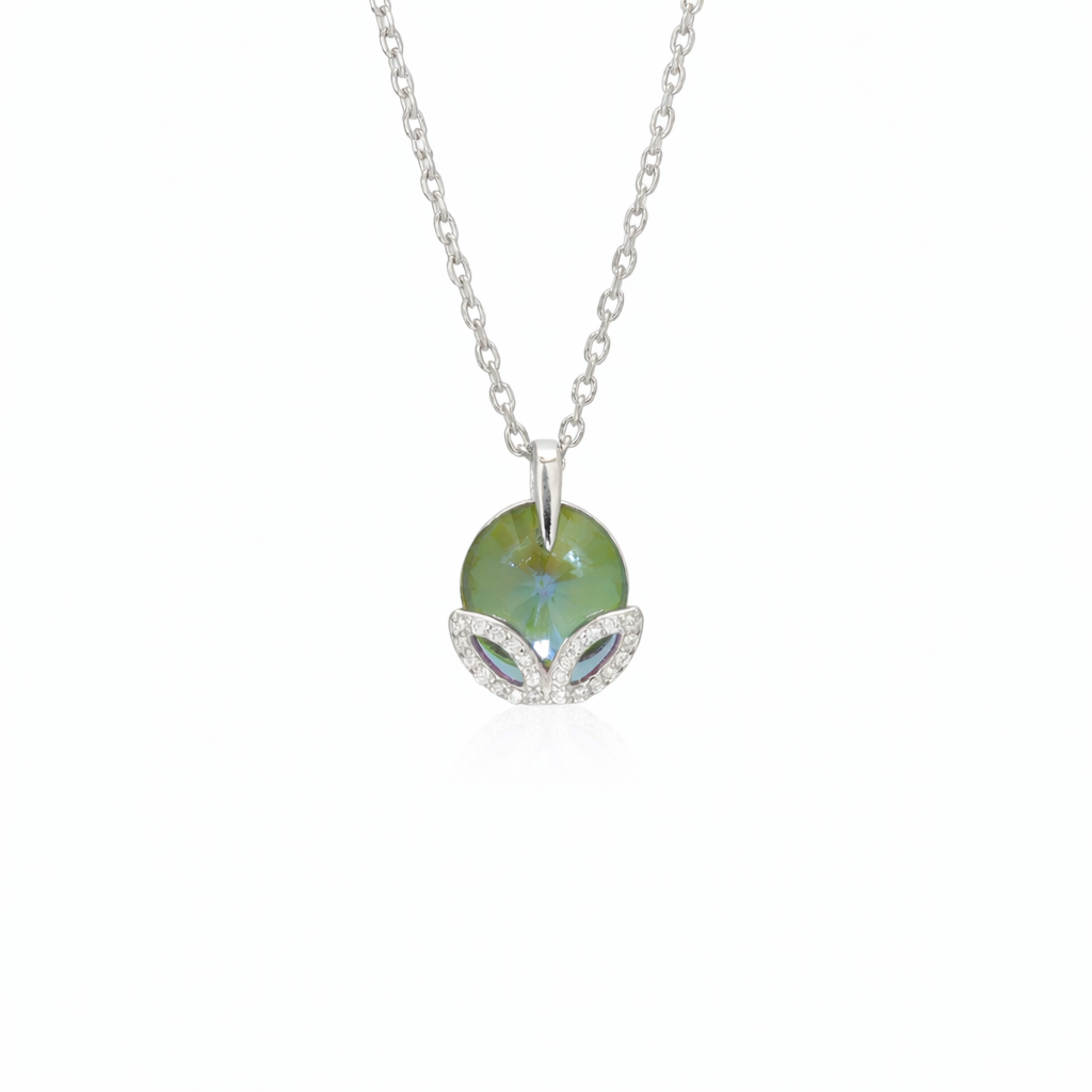 Aurora Leaf Glow Pendant