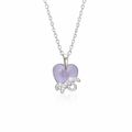 Lavender Heart Whisper Pendant
