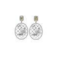Garden Lattice Drop Earrings