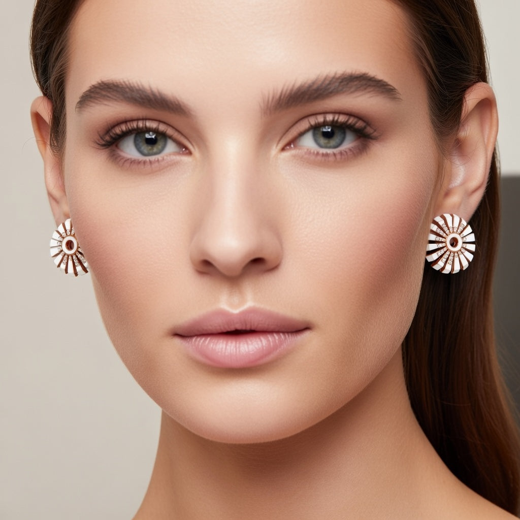 Sunray Spark Stud Earrings