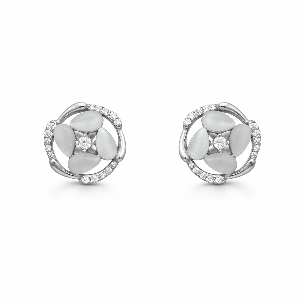 Luna Petal Stud Earrings