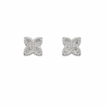 Crystal Bloom Stud Earrings