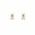Rose tone Cross Spark Studs
