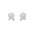 Pearl Bloom Halo Studs