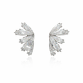 Crystal Wing Stud Earrings