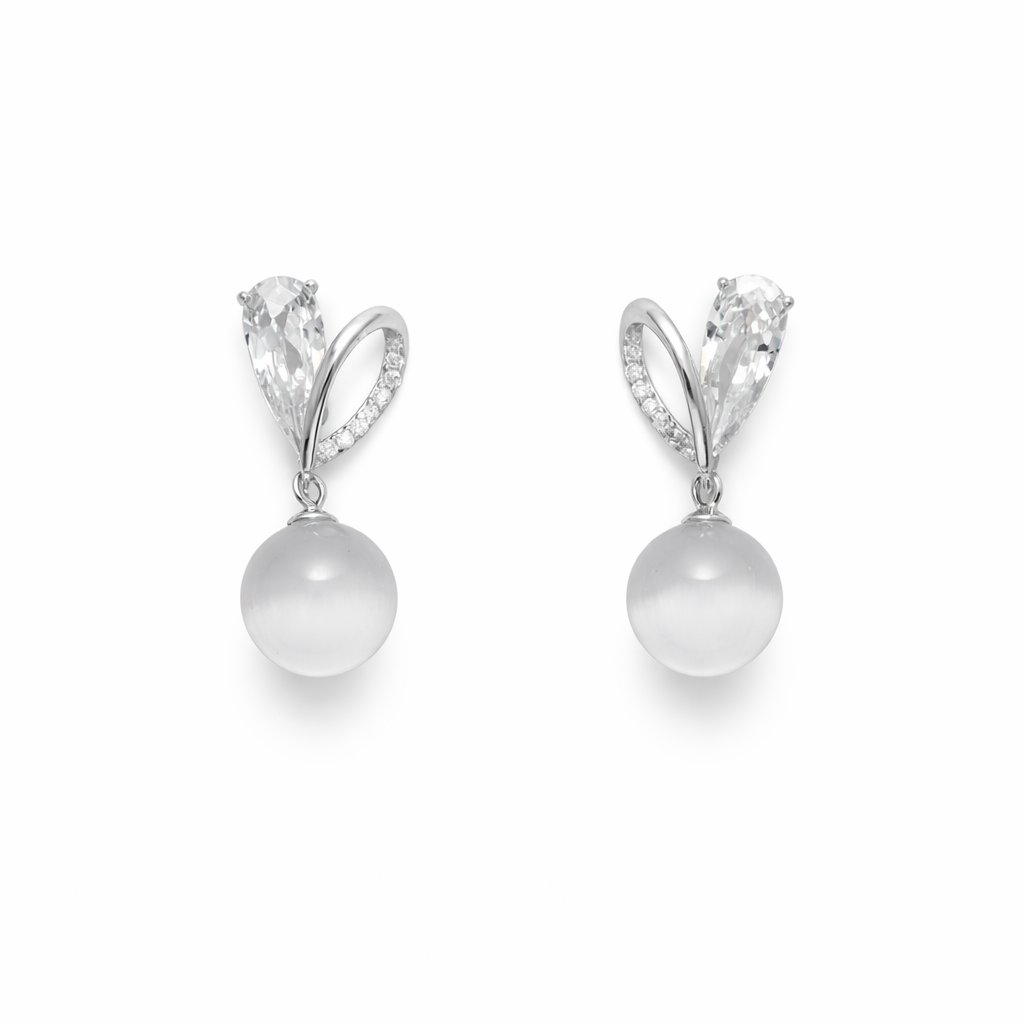 Luna Pearl Drop Earrings
