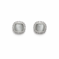 Moonlight Cushion Stud Earrings