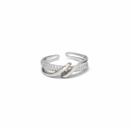 Infinity Wave Open Ring