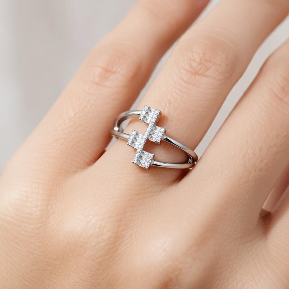 Geometric Cascade Open Ring