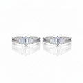Silver DuoShine Choki & Diamond Toe Ring
