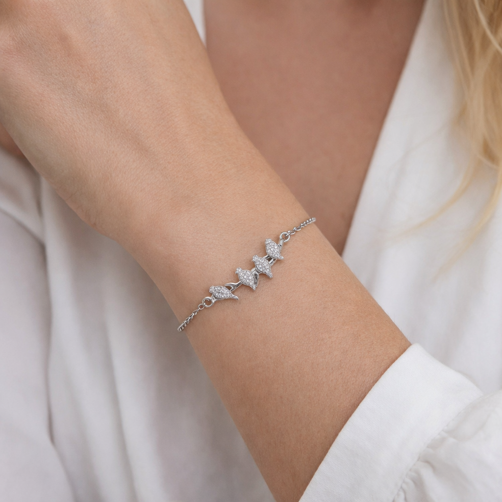 Silver Wings United Bracelet
