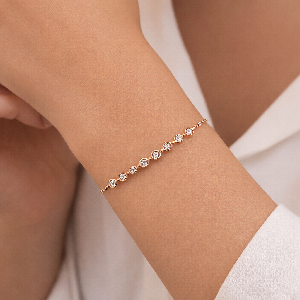 Rose Circle Spark Bracelet