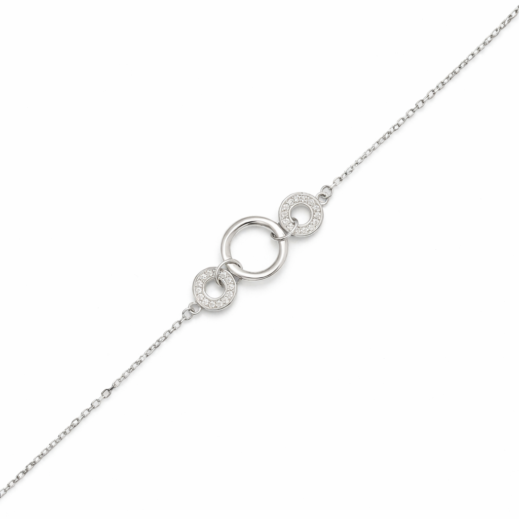 Interlinked Halo Grace Bracelet