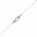 Interlinked Sparkle Silver Bracelet