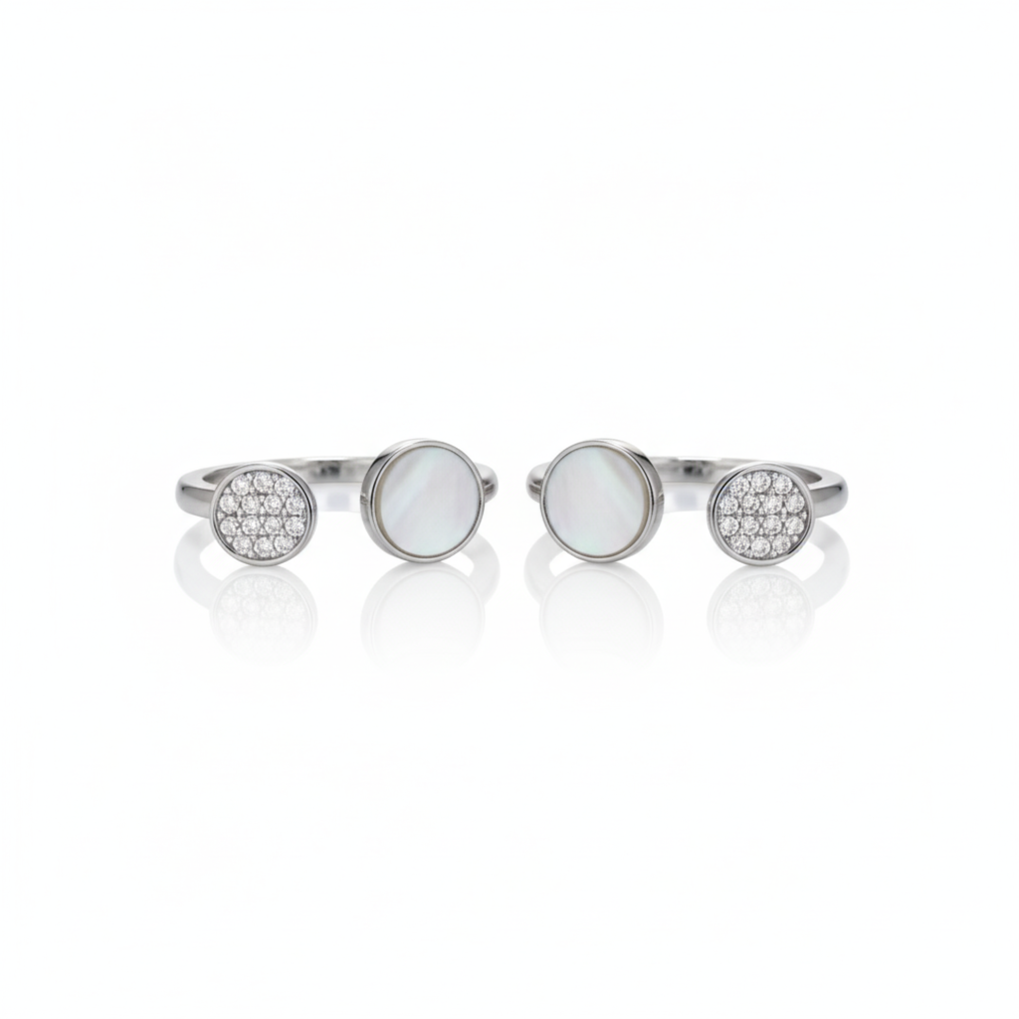 Silver Pearl Dew Diamond Toe Ring