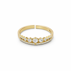 Celeste Crown Diamond Open Ring