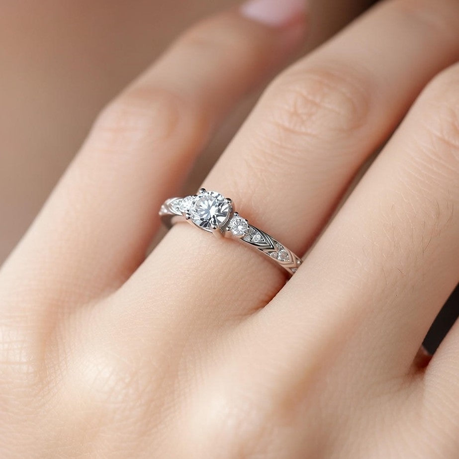Silver Arrow of Light Ring