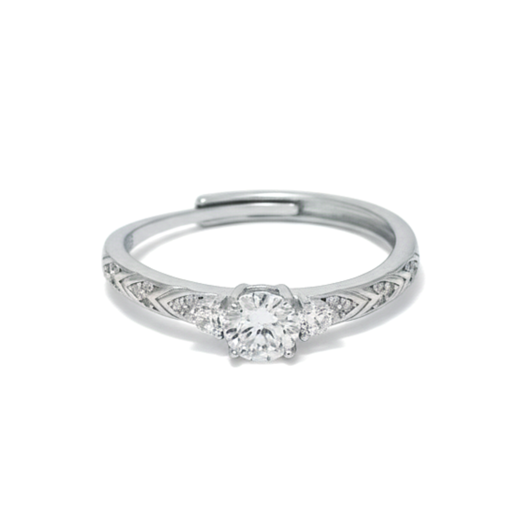 Silver Arrow of Light Ring