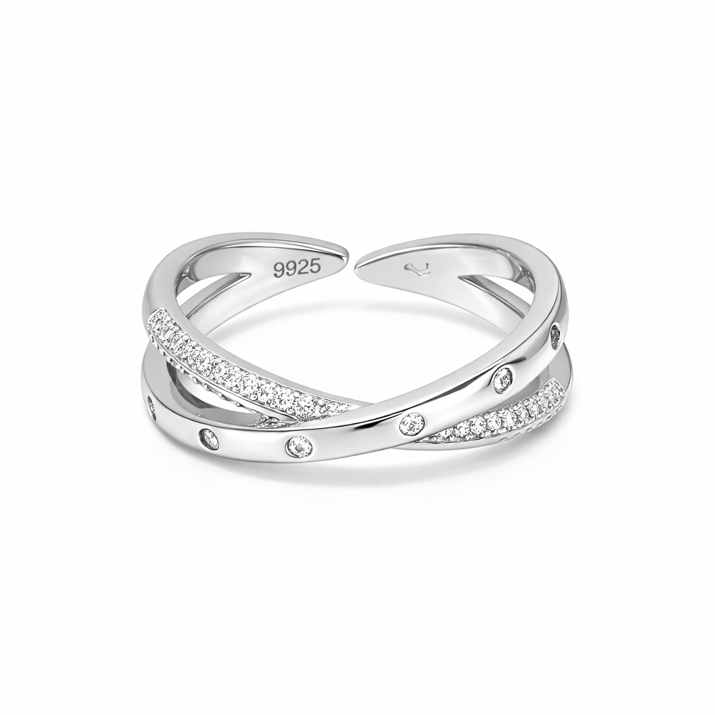Interlace Spark Ring
