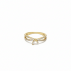 Silver Celestia Glow Yellow Tone Ring