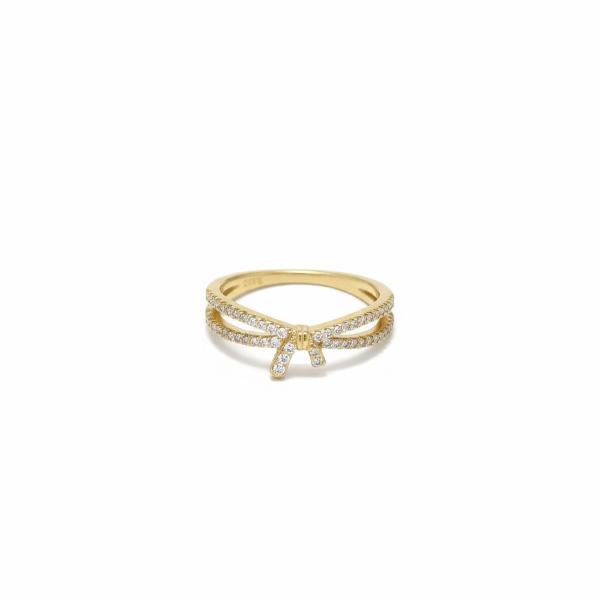 Silver Celestia Glow Yellow Tone Ring