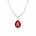 Rosé Halo Spark Pendant